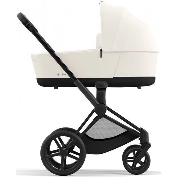 Cybex Priam 4.0 коляска 2 в 1 Off White шасі Matt Black 000051 фото