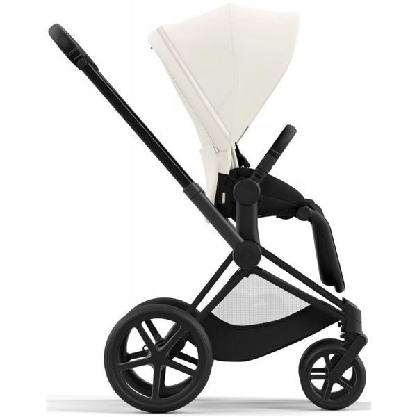 Cybex Priam 4.0 коляска 2 в 1 Off White шасі Matt Black 000051 фото