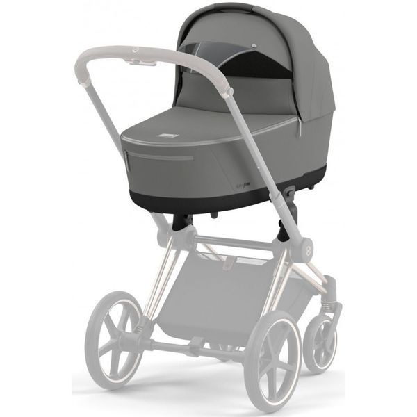 Cybex Priam 4.0 коляска 3 в 1 Mirage Grey шасі Chrome Brown 000040 фото