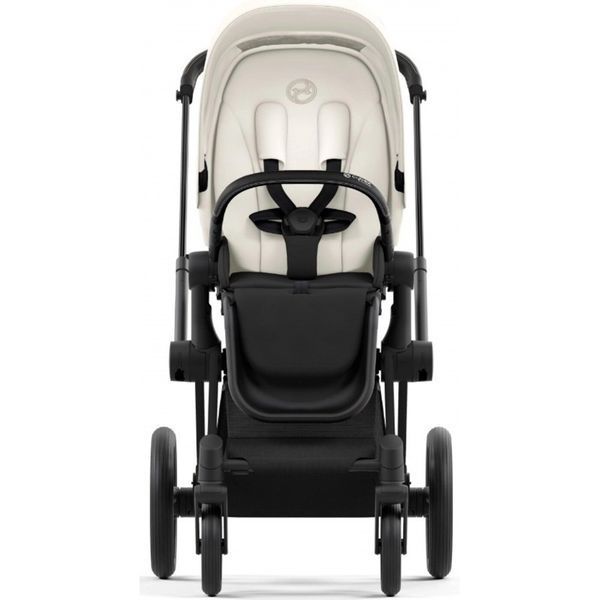 Cybex Priam 4.0 коляска 2 в 1 Off White шасі Matt Black 000051 фото