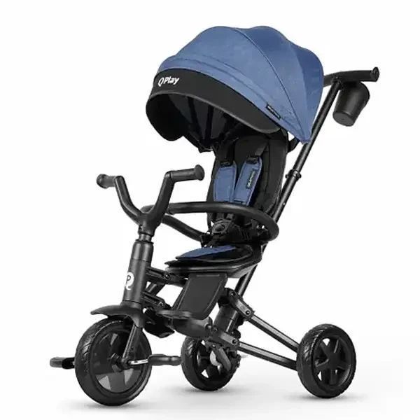 Велосипед складаний триколісний QPlay Nova Niello Blue 2407256438 фото