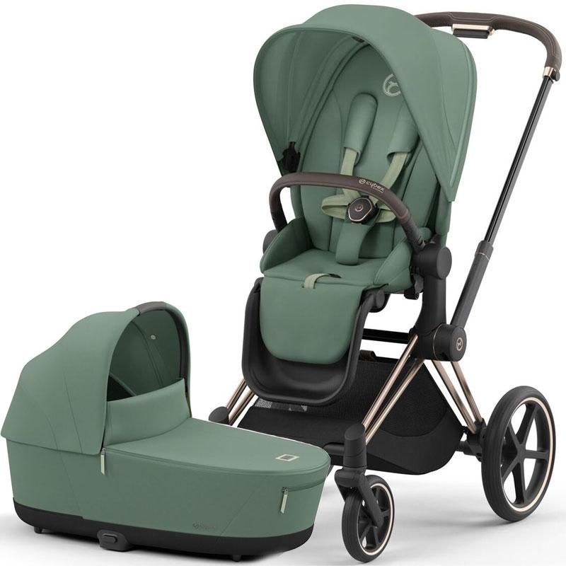 Cybex Priam 4.0 коляска 2 в 1 Leaf Green шасі Rosegold 000058 фото