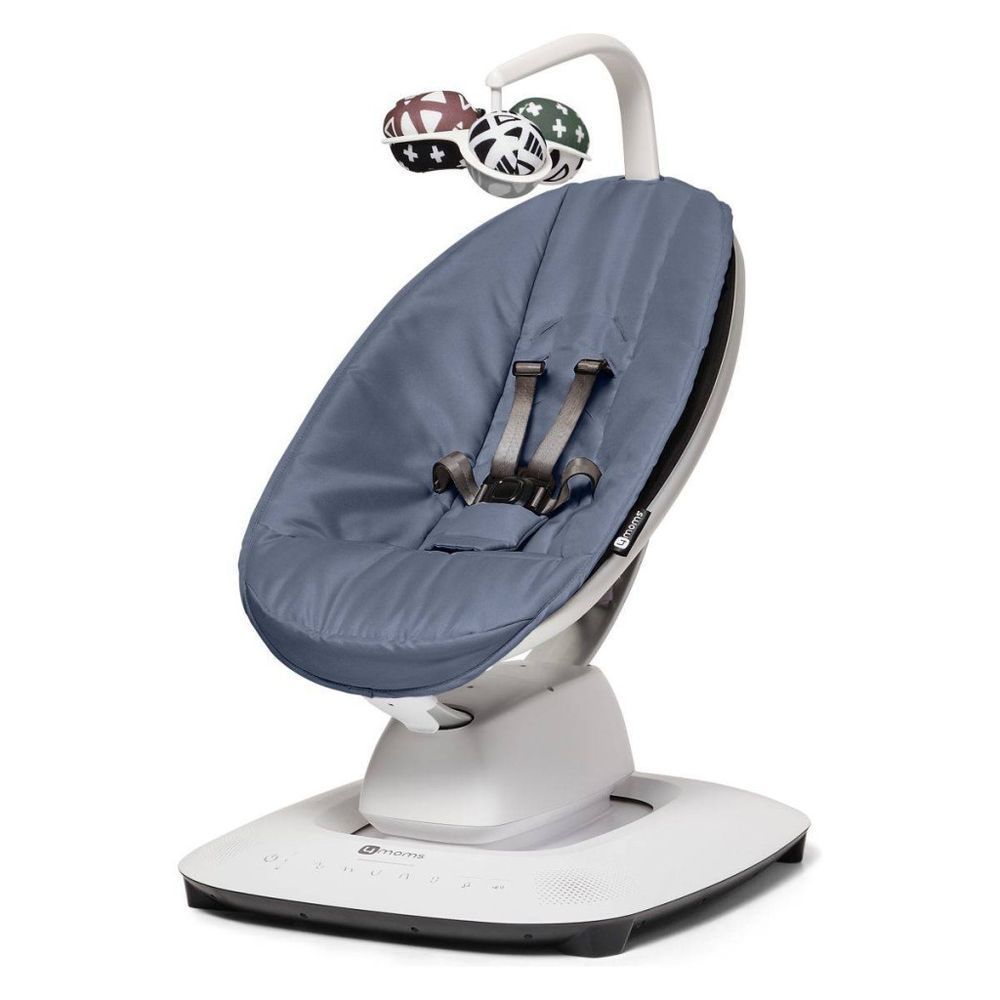 Крісло-гойдалка 4moms MamaRoo 5.0 Slate Blue 817980019065 фото