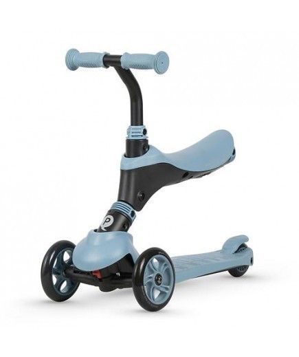 Самокат Qplay триколісний дитячий 2 в 1 Sema Blue ST-004SemaBlue фото