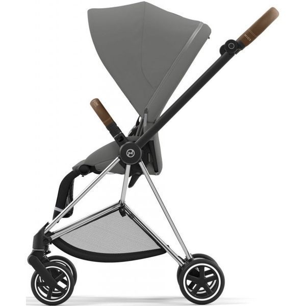 Cybex Mios 4.0 коляска 2 в 1 Mirage Grey шасі Chrome Brown 000076 фото