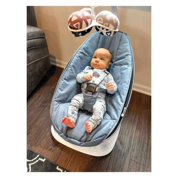 Крісло-гойдалка 4moms MamaRoo 5.0 Slate Blue 817980019065 фото