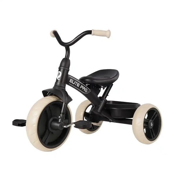 Велосипед триколісний дитячий Elite Pro Black T10-BEliteProBlack фото
