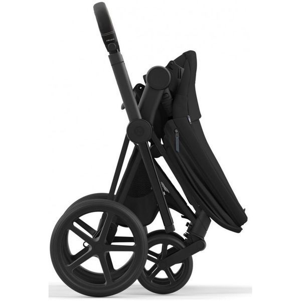 Коляска Cybex Priam 4.0 шасі Matt Black + Люлька Sepia Black 2073153254 фото