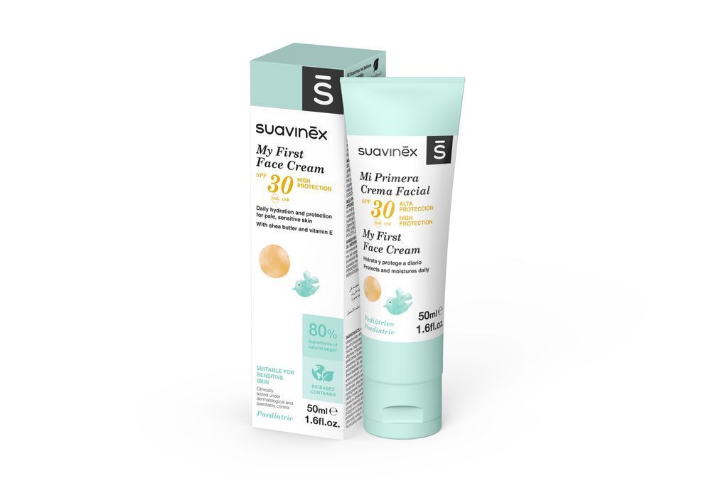 Дитячий крем для обличчя SPF 30, 50 мл, Suavinex 307079 фото