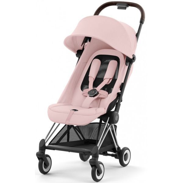 Коляска прогулянкова Cybex Coya Peach Pink шасі crome brown 522004415 фото