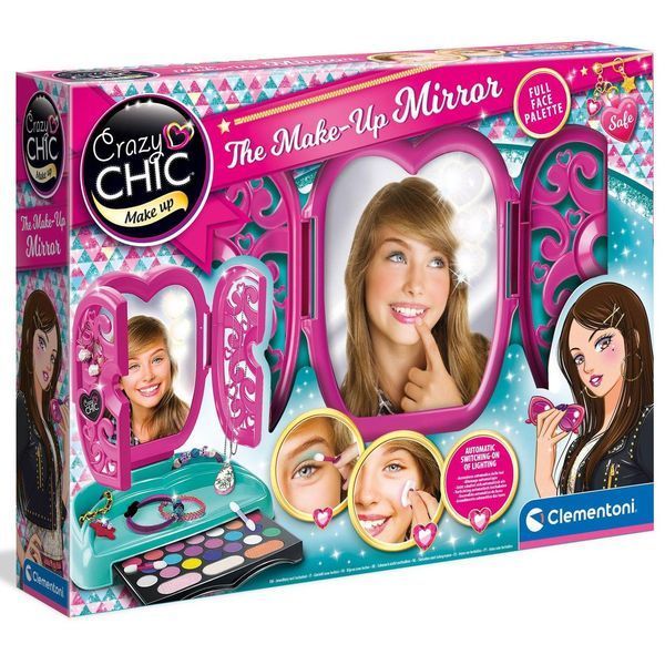 Дитячий набір косметики для макіяжу Clementoni "The Make-Up Mirror", серія "Crazy Chic" 18541 фото
