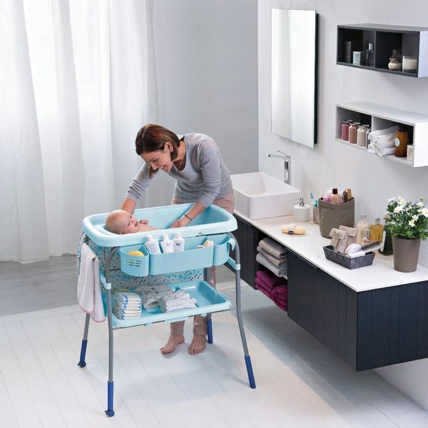 Пеленальний столик з ванночкою "Cuddle & Bubble", Chicco 79348.39 фото