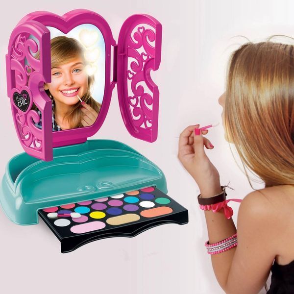 Дитячий набір косметики для макіяжу Clementoni "The Make-Up Mirror", серія "Crazy Chic" 18541 фото