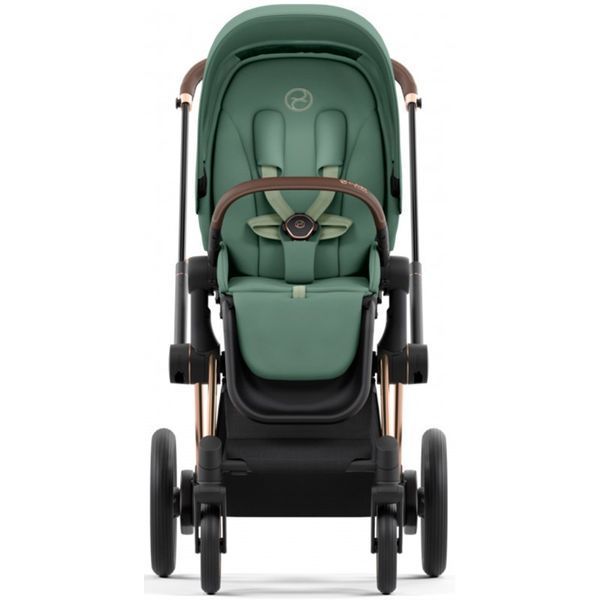 Коляска Cybex e-Priam 2 в 1 Leaf Green шасі Rosegold 000053 фото