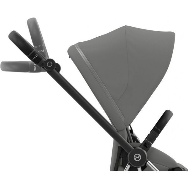 Прогулянкова коляска Cybex Mios 4.0 Mirage Grey шасі Chrome Black 7780 фото