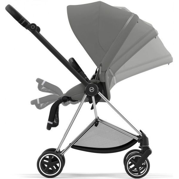 Прогулянкова коляска Cybex Mios 4.0 Mirage Grey шасі Chrome Black 7780 фото