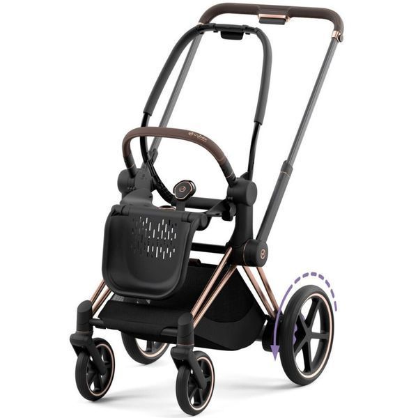 Коляска Cybex e-Priam 2 в 1 Leaf Green шасі Rosegold 000053 фото