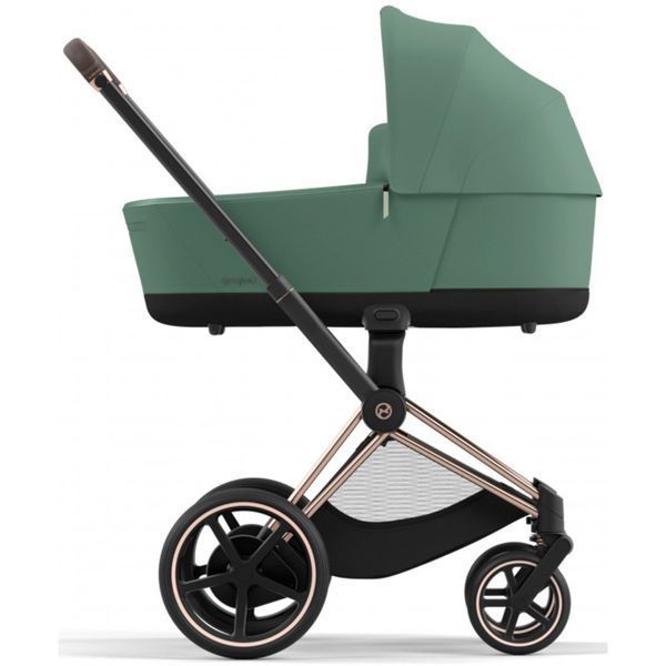 Коляска Cybex e-Priam 2 в 1 Leaf Green шасі Rosegold 000053 фото