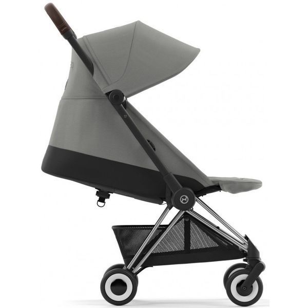 Коляска прогулянкова Cybex Coya Mirage Grey шасі Chrome Dark Brown 522004395 фото