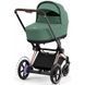 Коляска Cybex e-Priam 2 в 1 Leaf Green шасі Rosegold 000053 фото 2