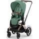 Коляска Cybex e-Priam 2 в 1 Leaf Green шасі Rosegold 000053 фото 6
