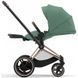Коляска Cybex e-Priam 2 в 1 Leaf Green шасі Rosegold 000053 фото 8