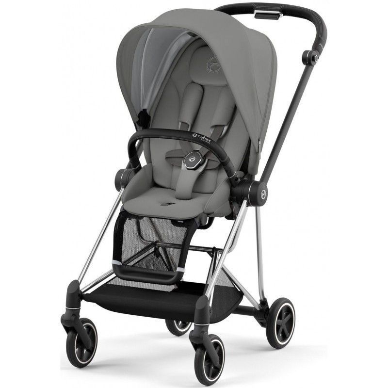 Прогулянкова коляска Cybex Mios 4.0 Mirage Grey шасі Chrome Black 7780 фото