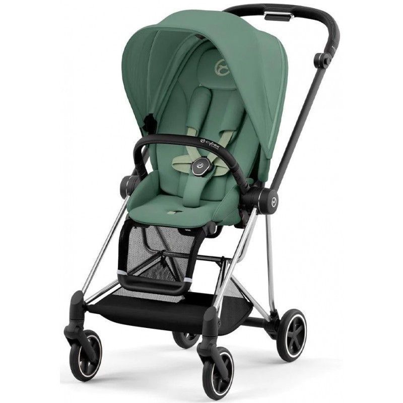 Прогулянкова коляска Cybex Mios 4.0 Leaf Green шасі Chrome Black 7781 фото