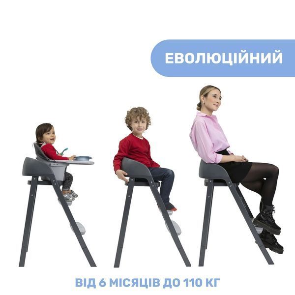 Стільчик для годування 3 в 1 Chicco Crescendo Up 87046.07 фото