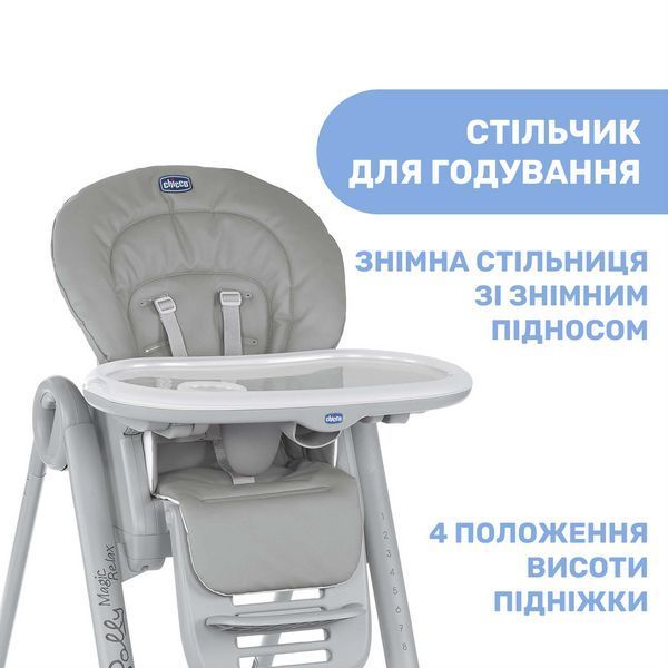 Стільчик для годування Chicco Polly Magic Relax New 79502.05 фото