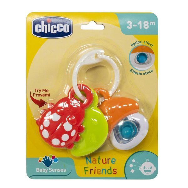 Игрушка-погремушка Chicco Настоящие друзья 09709.00 фото