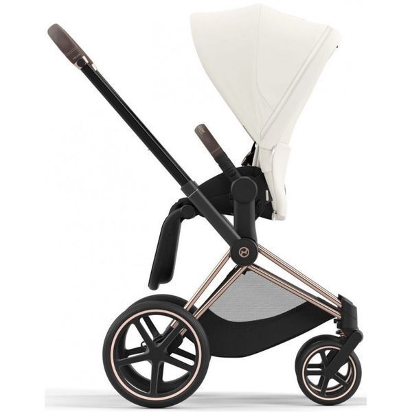 Cybex Priam 4.0 коляска 2 в 1 Off White шасі Rosegold 000057 фото