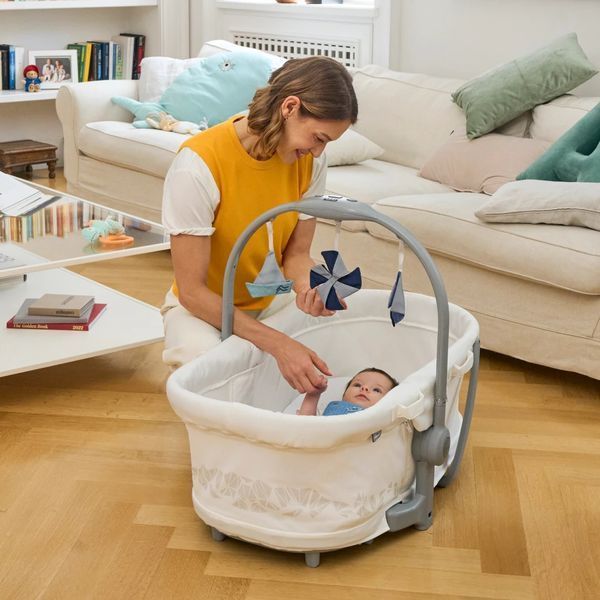 Ліжечко-стільчик 5 в 1 Chicco Baby Hug Pro 87076.40 фото