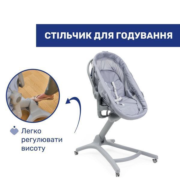 Ліжечко-стільчик 5 в 1 Chicco Baby Hug Pro 87076.40 фото