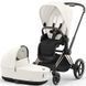 Cybex Priam 4.0 коляска 2 в 1 Off White шасі Rosegold 000057 фото