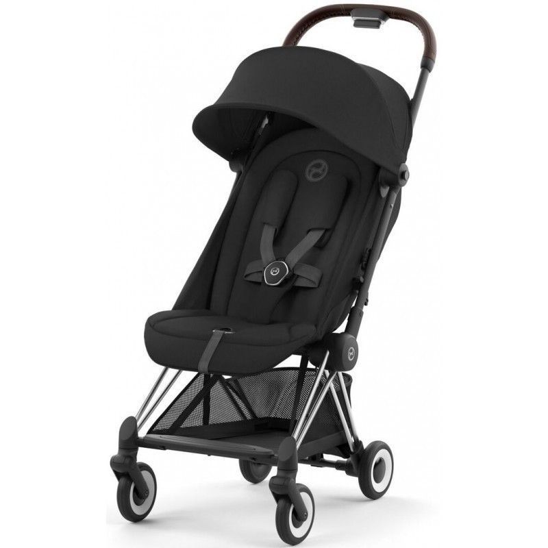 Коляска прогулянкова Cybex Coya Sepia Black шасі chrome brown 522004385 фото