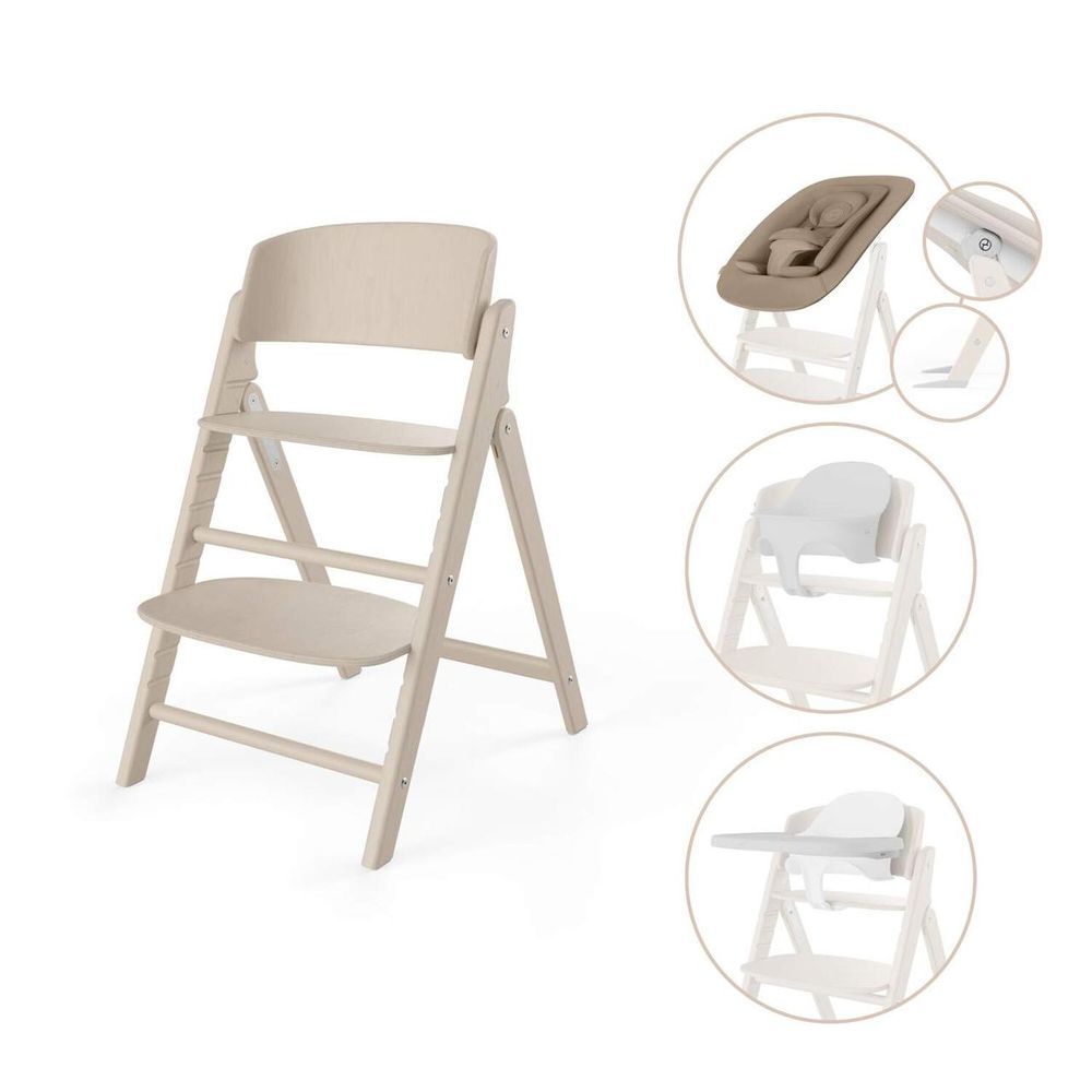 Cybex Click & Fold all natural стільчик для годування 4 в 1 2742876737 фото