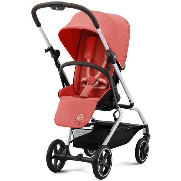 Прогулянкова коляска Cybex Eezy S Twist plus 2 SLV Hibiscus Red 522001127 фото
