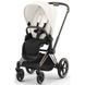 Cybex Priam 4.0 коляска 3 в 1 Off White шасі Rosegold 000024 фото 2