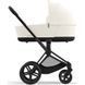 Cybex Priam 4.0 коляска 2 в 1 Off White шасі Matt Black 000051 фото 3