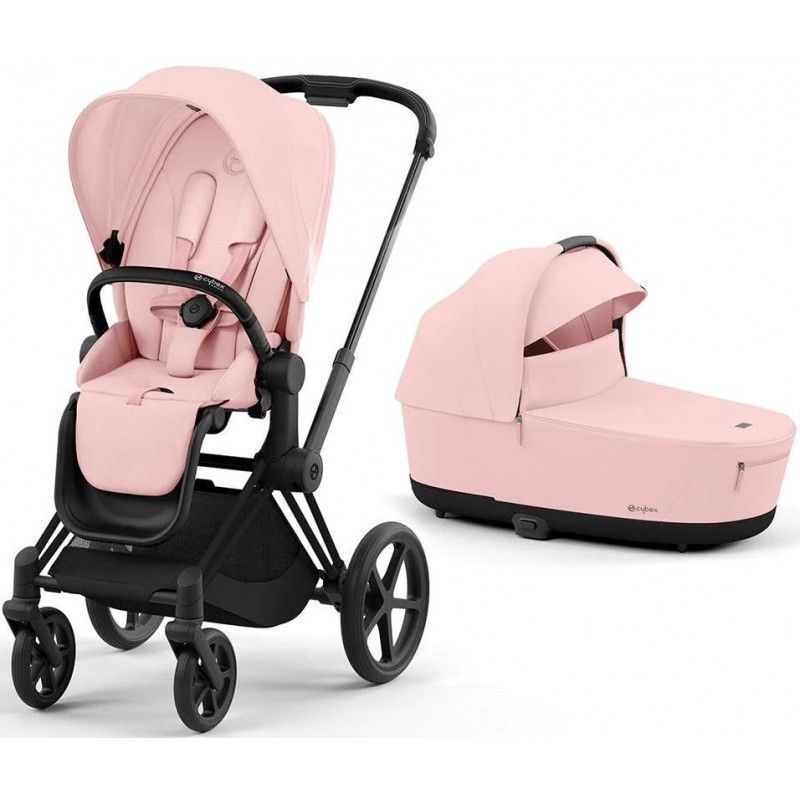 Cybex Priam 4.0 коляска 2 в 1 Peach Pink шасі Matt Black 000056 фото