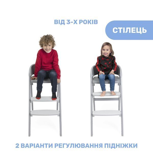 Стільчик для годування 3 в 1 Chicco Crescendo Up 87046.43 фото