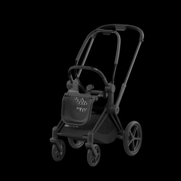 Коляска Cybex Priam 4.0 шасі Matt Black + Люлька Cozy Beige 2284585793 фото