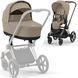Коляска Cybex Priam 4.0 шасі Matt Black + Люлька Cozy Beige 2284585793 фото 9