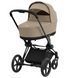 Коляска Cybex Priam 4.0 шасі Matt Black + Люлька Cozy Beige 2284585793 фото