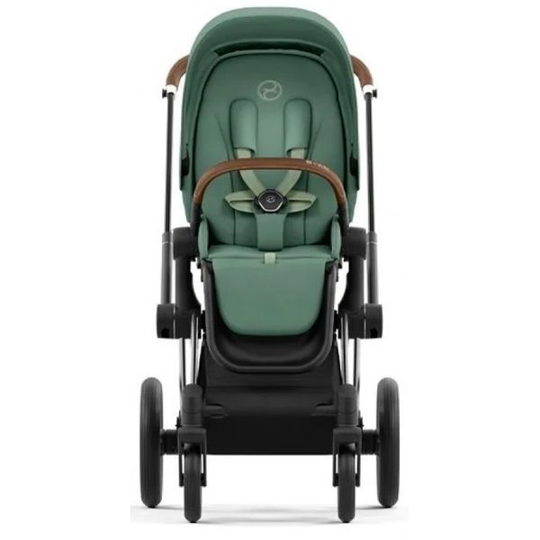 Cybex Priam 4.0 коляска 3 в 1 Leaf Green шасі Chrome Brown 000039 фото