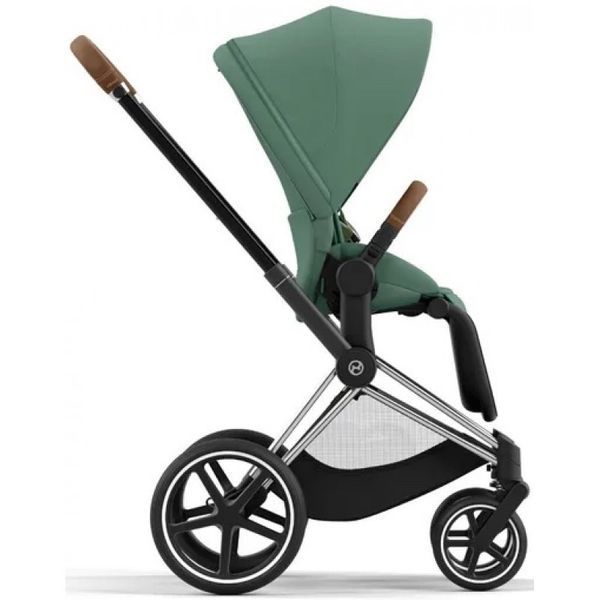 Cybex Priam 4.0 коляска 3 в 1 Leaf Green шасі Chrome Brown 000039 фото