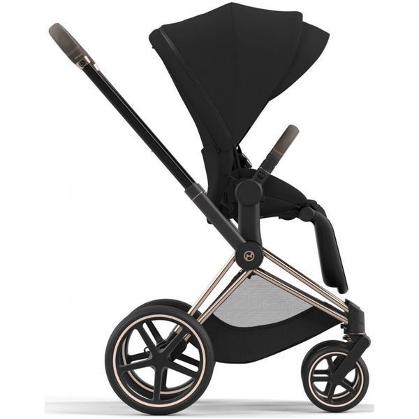 Cybex Priam 4.0 коляска 2 в 1 Sepia Black шасі Rosegold 000063 фото