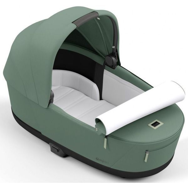 Коляска Cybex Priam 4.0 шасі Chrome Brown + Люлька Leaf Green 2355894051 фото