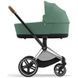 Коляска Cybex Priam 4.0 шасі Chrome Brown + Люлька Leaf Green 2355894051 фото 2